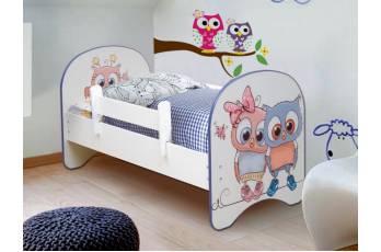 Кровать детская с фотопечатью без ящика Совята