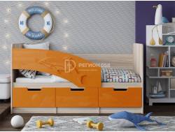 Кровать Дельфин-6 МДФ Оранжевый