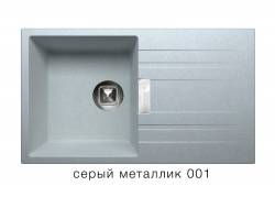 Кухонная мойка Tolero Loft TL750 Серый металлик 001