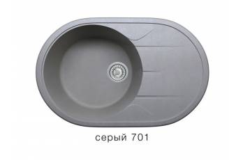 Кухонная мойка Tolero R-116 Серый 701