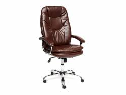 Кресло офисное Softy lux кожам коричневый