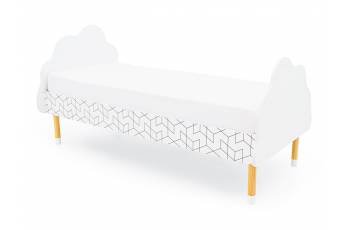 Кровать Stumpa Облако с рисунком Кубики