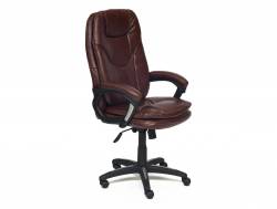 Кресло офисное Comfort кожзам коричневый