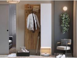 Прихожая Мебельсон К4 дуб крафт золотой/белое дерево