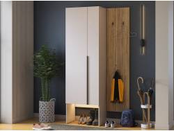 Прихожая Мебельсон К18 дуб крафт золотой/кашемир