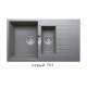 Кухонная мойка Tolero Loft TL860 Серый 701