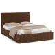 Кровать Гамма 1600 с основанием велюр тенерифе шоколад
