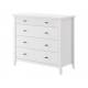 Комод 5 ящиков Никеа белый