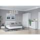 Спальня Вита белый лофт
