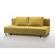 Диван Комфорт Лайт без подлокотников 2 подушки микровелюр горчичный