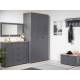 Шкаф-пенал 13.225 Остин Серый Графит