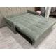 Диван Аккордеон 1400 подлокотник с кантом Sensey mist green