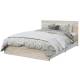 Кровать с ящиками Лори 1400 дуб сонома
