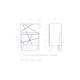 Тумба Geometry 600-0-2 Фостер бетон