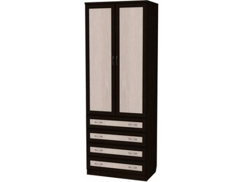 Шкаф для белья со штангой и ящиками арт.103