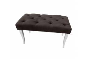 Банкетка большая коричневый опоры белые