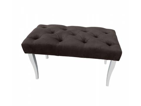 Банкетка большая коричневый опоры белые