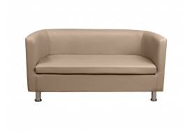 Диван бежевый кожаный Марс