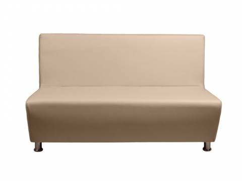 Диван кожаный Рон бежевый