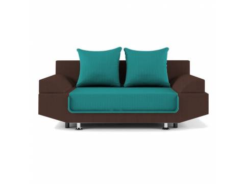 Диван прямой Neo Chocolate-Neo Azure Анютка
