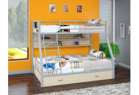 Двухъярусная кровать Гранада - 1 ПЯ серый