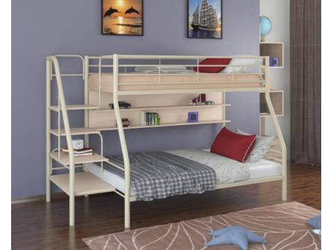 Двухъярусная кровать Толедо 1П слоновая кость молочный