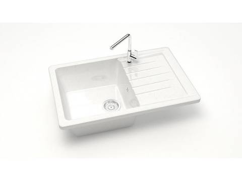 Мойка прямоугольная Энди Z16Q1 белый лед