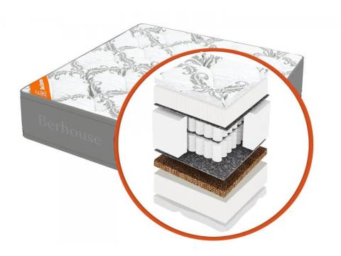 Матрас 140х190 Mega mult зима-лето MultiPocket Gray Night