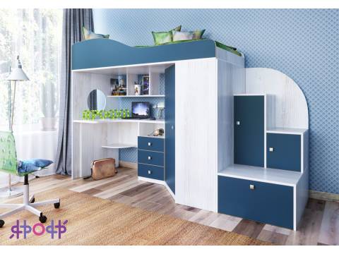 Кровать-чердак Кадет-1