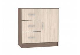 Комод 3 ящика 1 створка КМ 553-М Басса