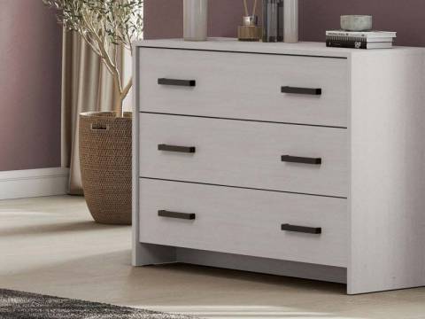 Комод 3 ящика МСП 1 Ясень Анкор светлый