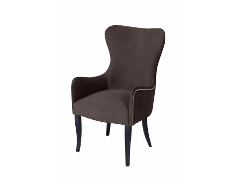 Кресло Лари коричневый опоры венге