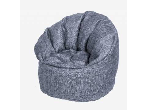 Бескаркасное кресло-пуф Relax серый
