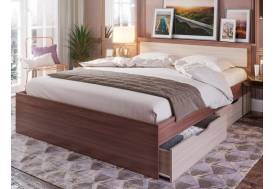 Кровать КР 608 с ящиками Гармония ясень