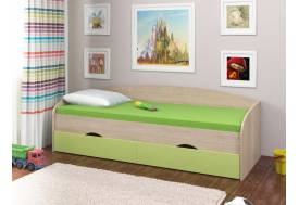 Кровать Соня 2 сонома-салатовый