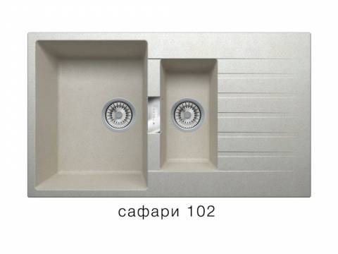 Кухонная мойка Tolero Loft TL860 Сафари 102