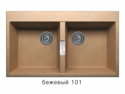 Кухонная мойка Tolero Loft TL862 Бежевый 101