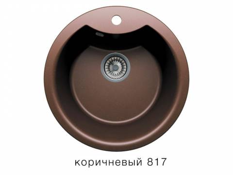 Кухонная мойка Tolero R-108E Коричневый 817