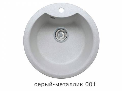 Кухонная мойка Tolero R-108E Серый металлик 001