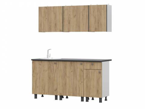 Кухонный гарнитур КГ 1 1600 Дуб Золото