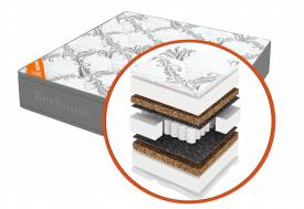 Матрас Mega холкон-кокос TFK Gray Night 90х195