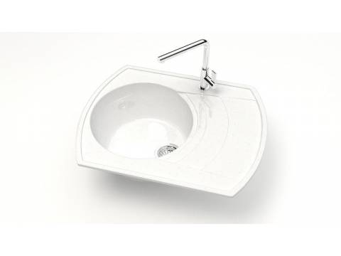 Мойка прямоугольная Мэйси Z25Q1 белый лед