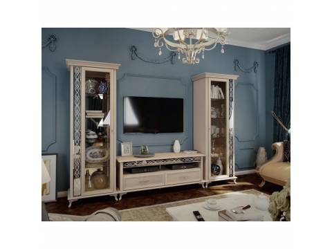 Модульная гостиная Скарлетт с тумбой под ТВ