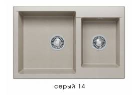 Мойка Polygran Brig-772 Серый 14