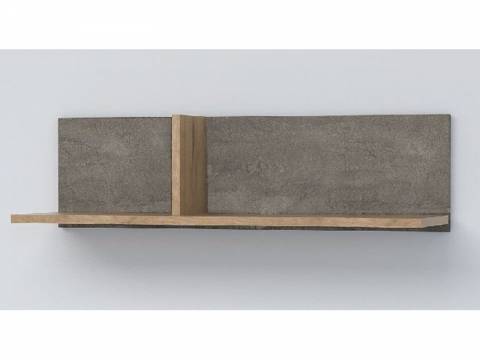 Полка навесная Эго Пл-1 камень темный