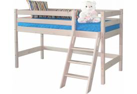 Полувысокая кровать Соня с наклонной лестницей