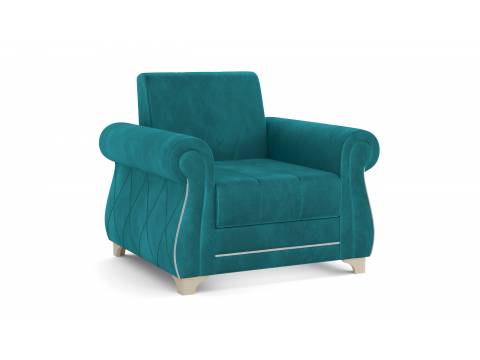 Кресло для отдыха Порто велюр тенерифе изумруд
