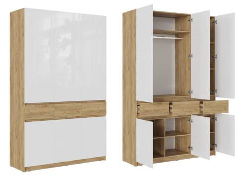 Шкаф трехстворчатый ШК-002 Бостон МДФ