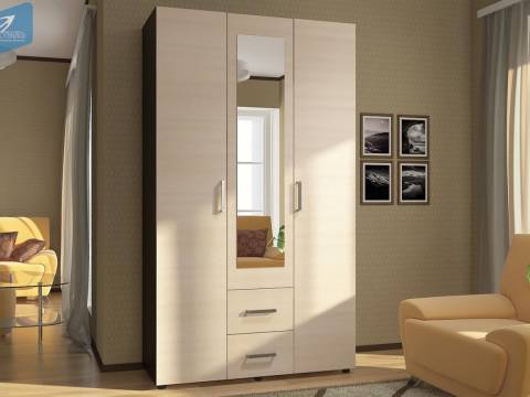 Шкаф 3-х створчатый ШК-019 Эва