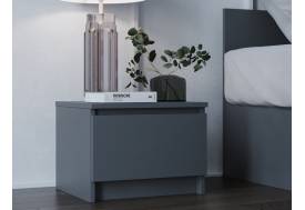 Тумба прикроватная Мори ТПМ400.1/2 Графит